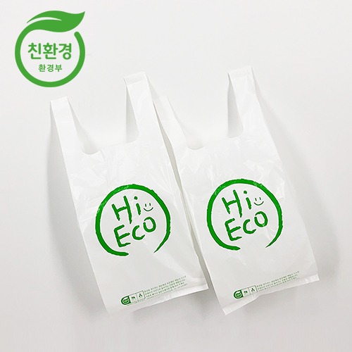 환경부인증 친환경(EL724) 생분해 하이에코 비닐봉투 (소) 100매/1000매