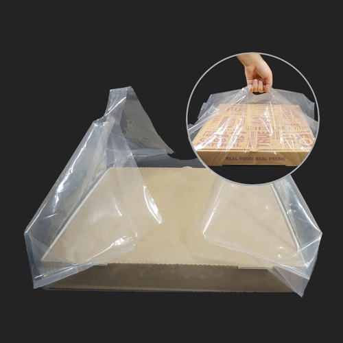 LDPE 무지 피자박스 케이크상자 비닐봉투